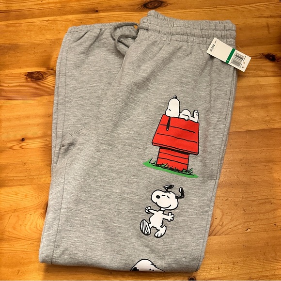 Peanuts Pants Nwt Peanutssnoopy Sweatpants Poshmark